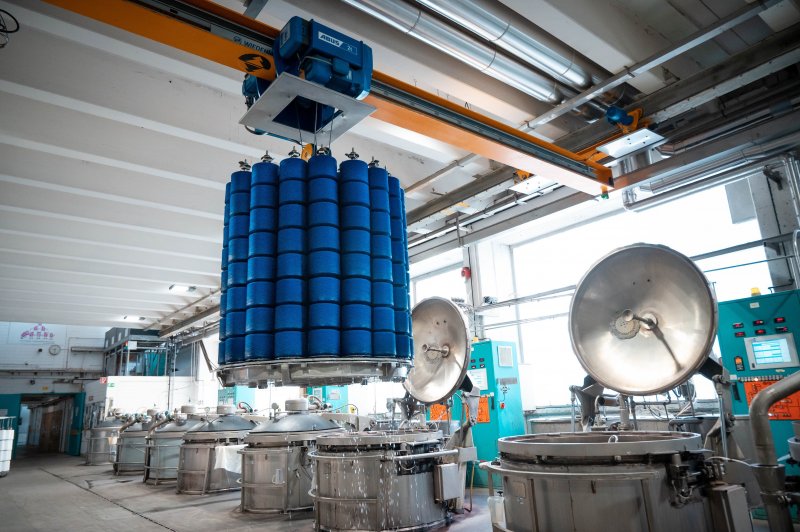 Yarn trading and yarn finishing textile network