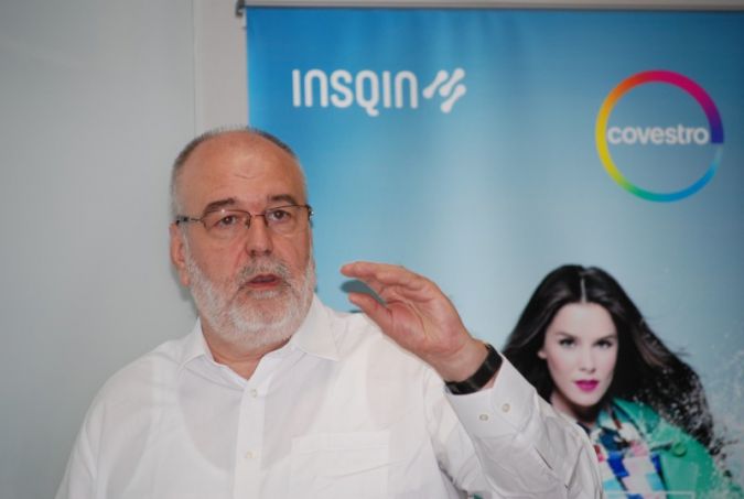 Expert in PU coating processes: Rolf Irnich, Director Technical Development Global Textile at Covestro Photo: SAK