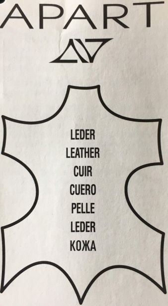 leather sign on shoes