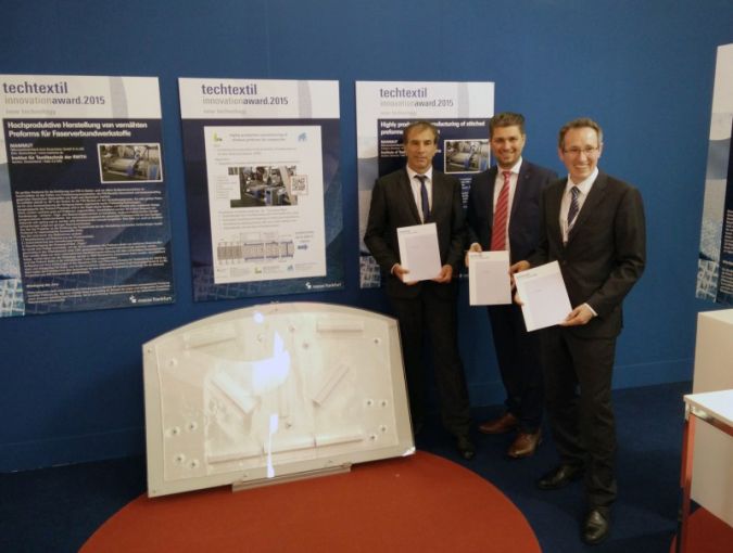 Hans-Rochus Groß, Emil Stutznäcker GmbH & Co.KG with Mesut Cetin and Josef Klingele, ITA (F. L.)
Photo: ITA