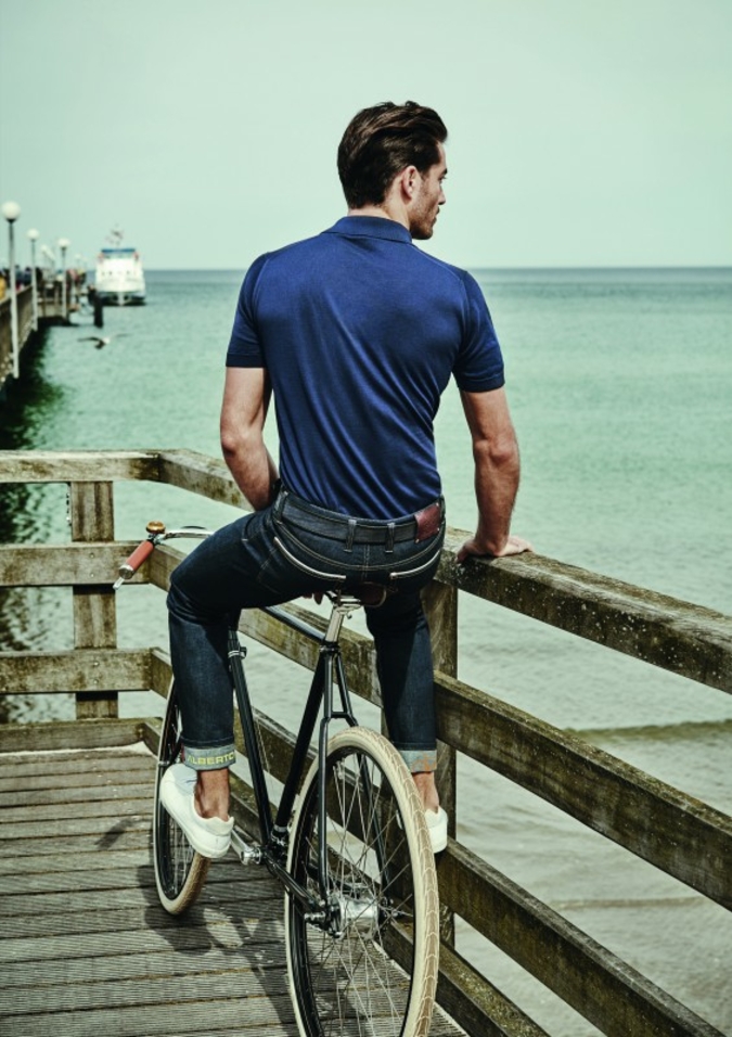 'Bike' comes as jeans or jersey pants in five different fabrics and will be available in selected cycle stores from spring 2016 Photo: Alberto