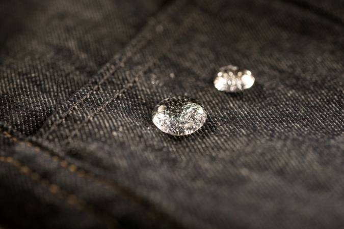 Water repellent finishing technologies are now being used more often in denim applications