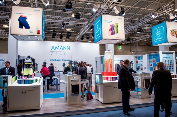 Blick auf den Messestand