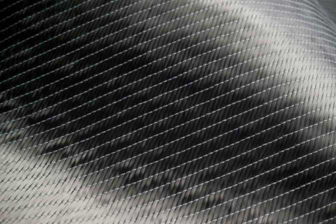 A typical reinforcing textile made from carbon fibres Photo: Nike
