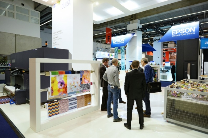 The suppliers of textile printing solutions impressed the visitors with their highlights at this year's Heimtextil 2015 in Frankfurt Photos: Heimte...