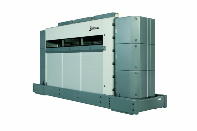 Unival 100 Jacquardmaschine mit individueller Kettfaden-Steuerung Photos: Stäubli
