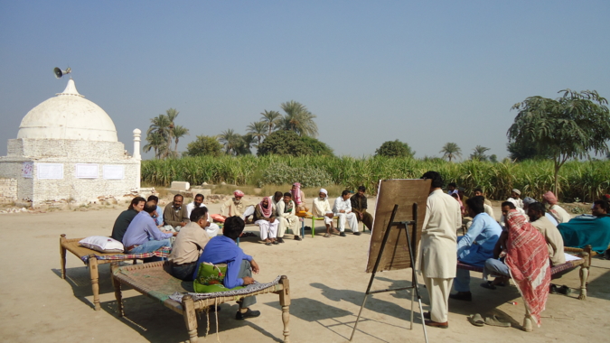 BCI-Workshop zum nachhaltigen Anbau in Pakistan - BCI-workshop on sustainable cotton planting in Pakistan © BCI