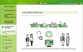 Screenshot - Webseite GOTS
Photo: screenshot