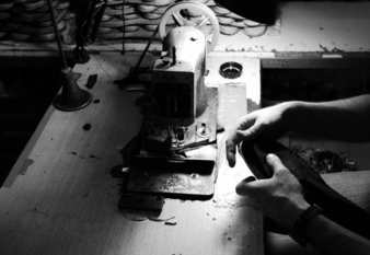 In Spain, the shoes are largely made by hand although the process has been perfected