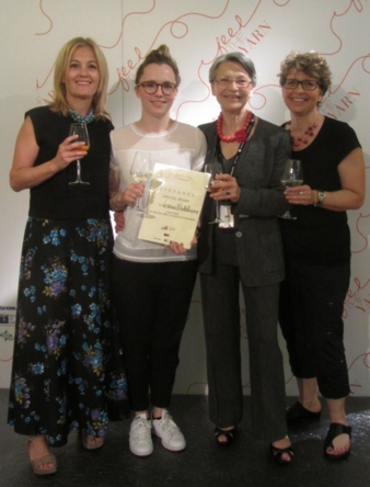 The winner team (from the left to the right) Raffaella Pinori, Pinori Filati“, Verena Winkelmann, Ornella Bignami „Elementi Moda“ and Prof. E...