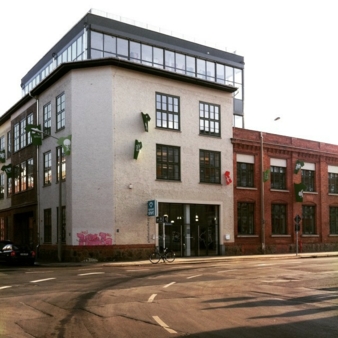 Spreadshirts company headquarters in Leipzig, with old factory charm