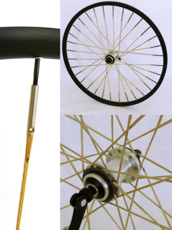 Figure 5: Wheel with new textile high performance spoke