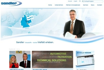 screenshot webside Sandler