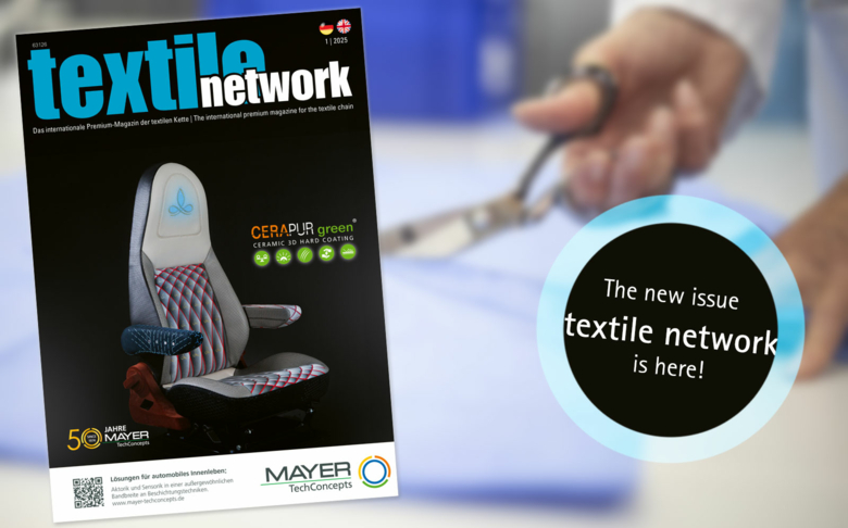 The new issue 1-2025 of textile network is out!